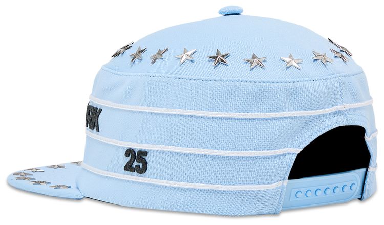 Supreme Stars Studded Pillbox Hat Light Blue