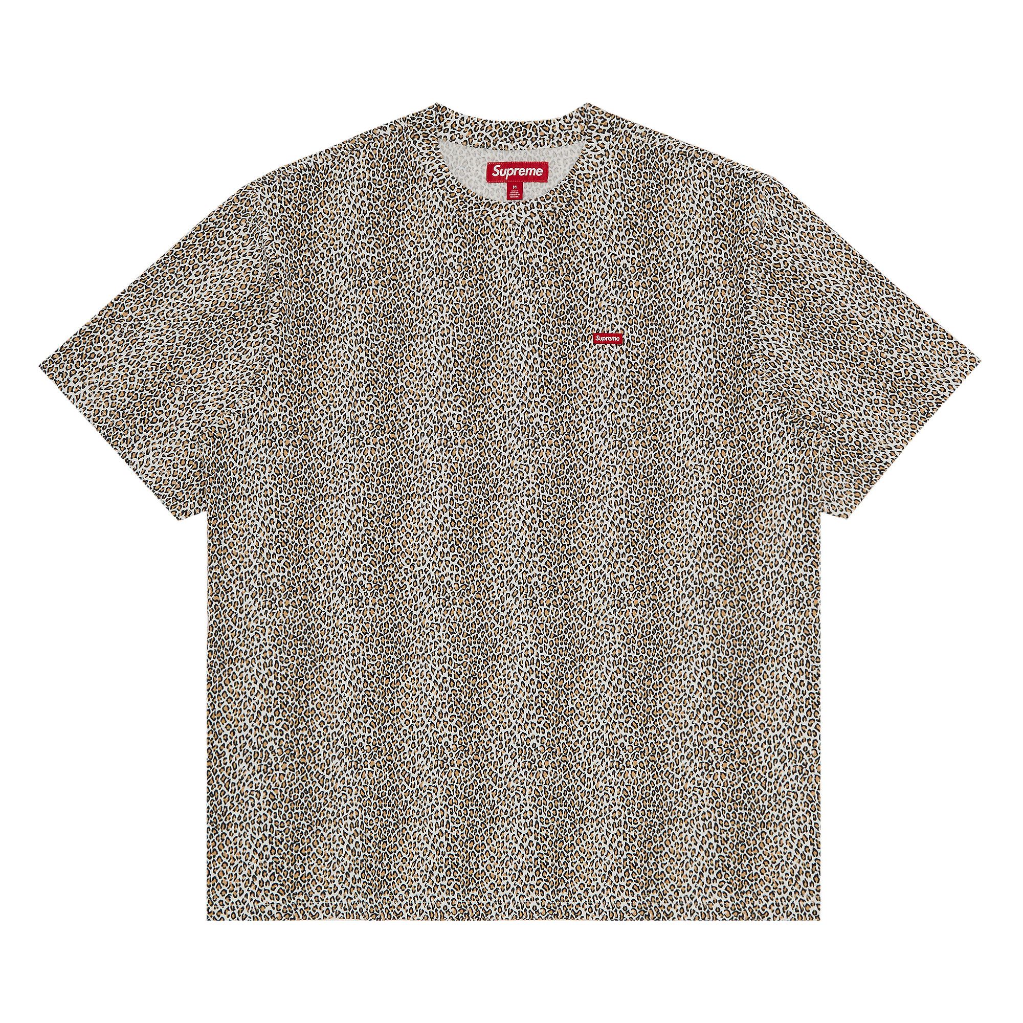 Buy Supreme Small Box Tee 'Leopard' - FW25KN5 LEOPARD | GOAT