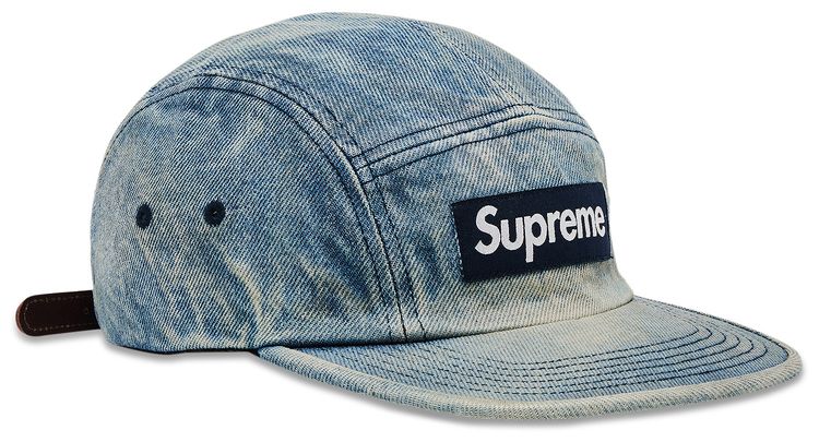 Supreme Washed Chino Twill Camp Cap Denim