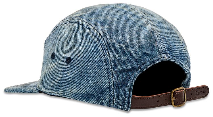 Supreme Washed Chino Twill Camp Cap Denim