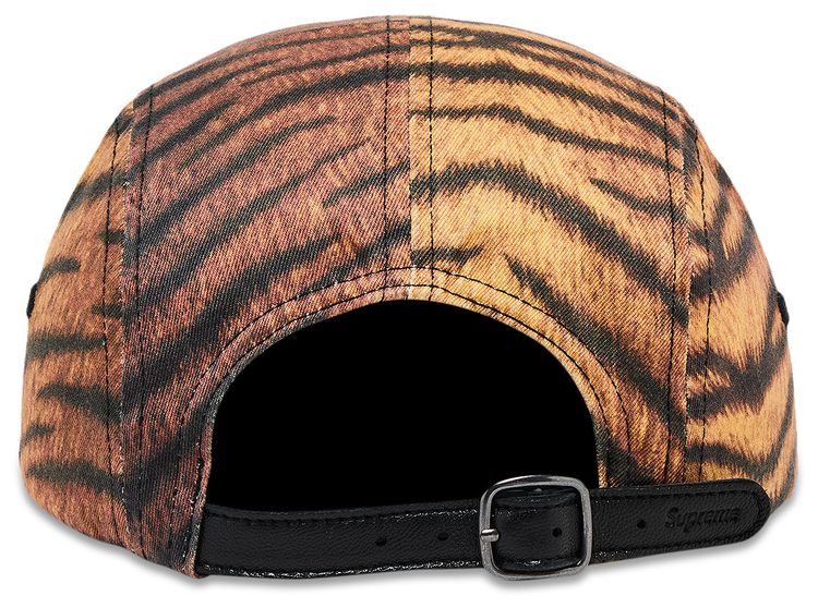 Supreme Washed Chino Twill Camp Cap Tiger