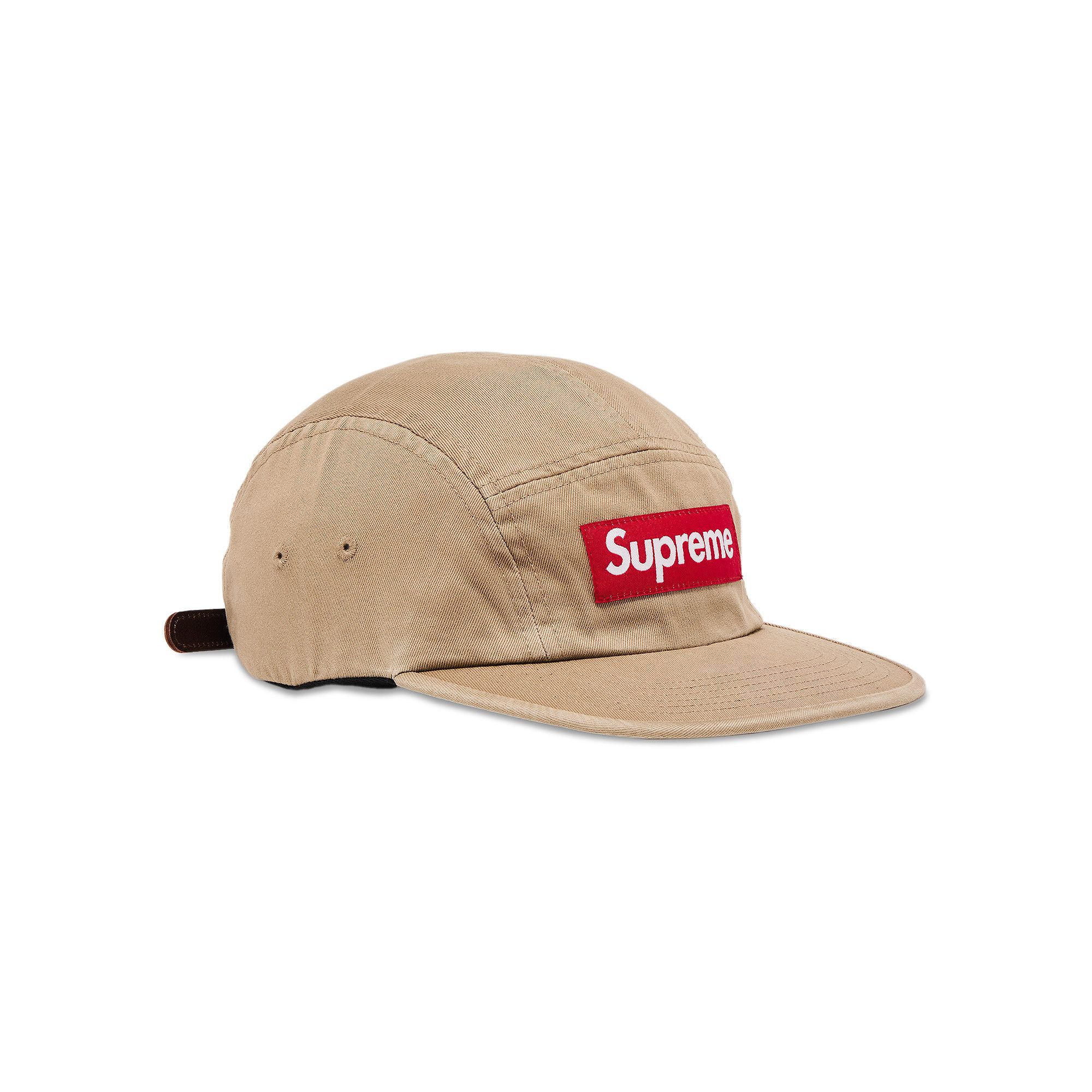 【新品】Supreme Washed Chino Twill Cap タン Supreme Washed Chino Twill Camp Cap (FW25) - $48