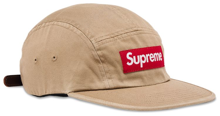 Supreme Washed Chino Twill Camp Cap Tan