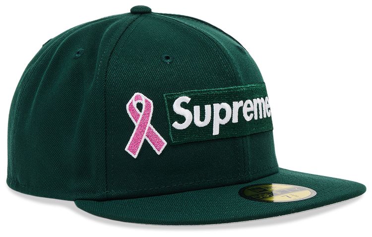Supreme New Era Breast Cancer Awareness Box Logo Dark Green