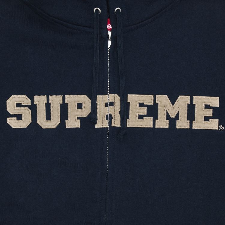 Buy Supreme Collegiate Appliqué Zip Up Hooded Sweatshirt 
