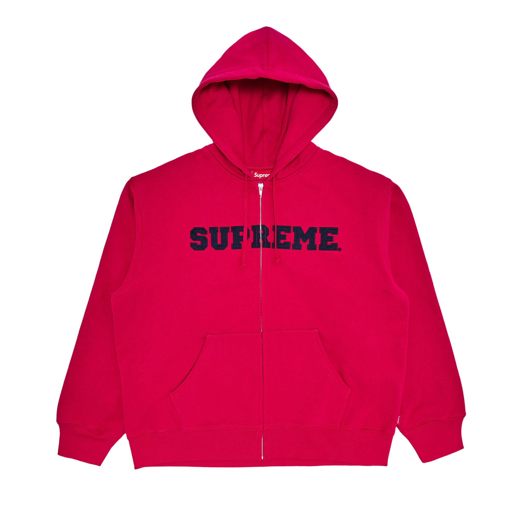 Buy Supreme Collegiate Appliqué Zip Up Hooded Sweatshirt