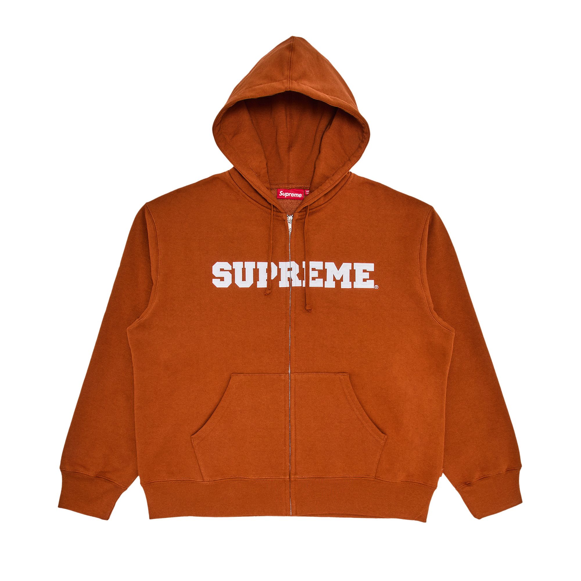 ウェア Supreme Sport Zip Up Hooded Sweater Supreme Sport Zip Up Hooded Sweater Light Brown Men's - SS22