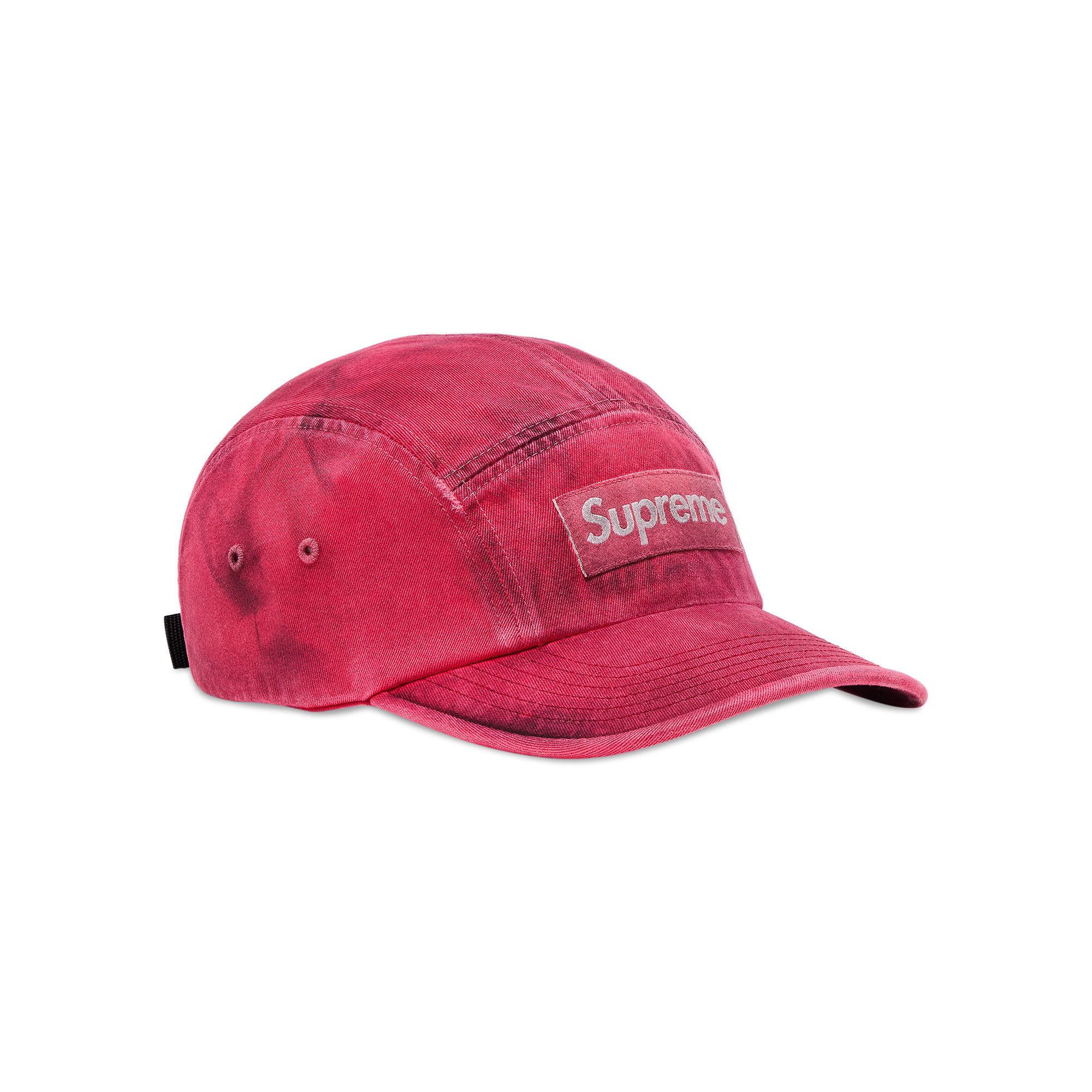 Buy Supreme Overdyed Camp Cap 'Red' - FW25H83 RED | GOAT