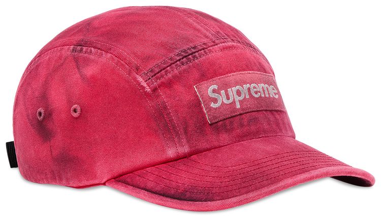 Supreme Overdyed Camp Cap Red