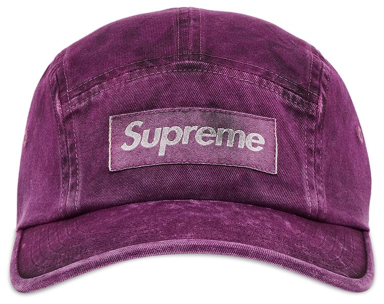 Supreme Overdyed Camp Cap Plum