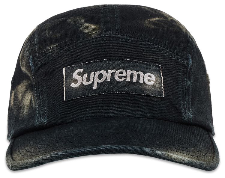 Supreme Overdyed Camp Cap Black