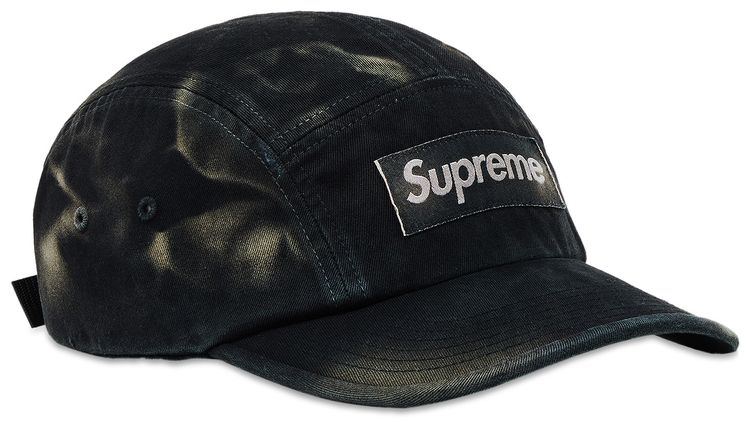 Supreme Overdyed Camp Cap Black