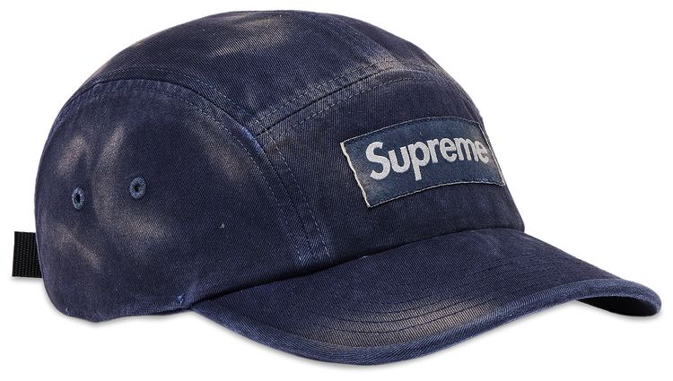 Supreme Overdyed Camp Cap Navy