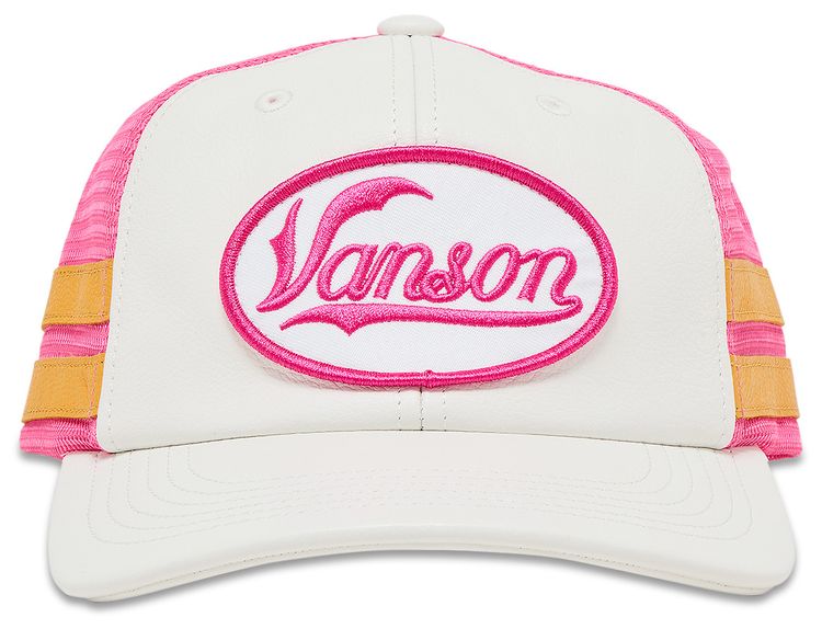 Supreme x Vanson Leathers Mesh Back 6 Panel White