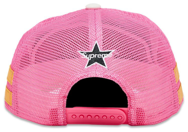 Supreme x Vanson Leathers Mesh Back 6 Panel White