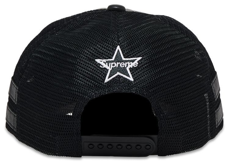 Supreme x Vanson Leathers Mesh Back 6 Panel Black