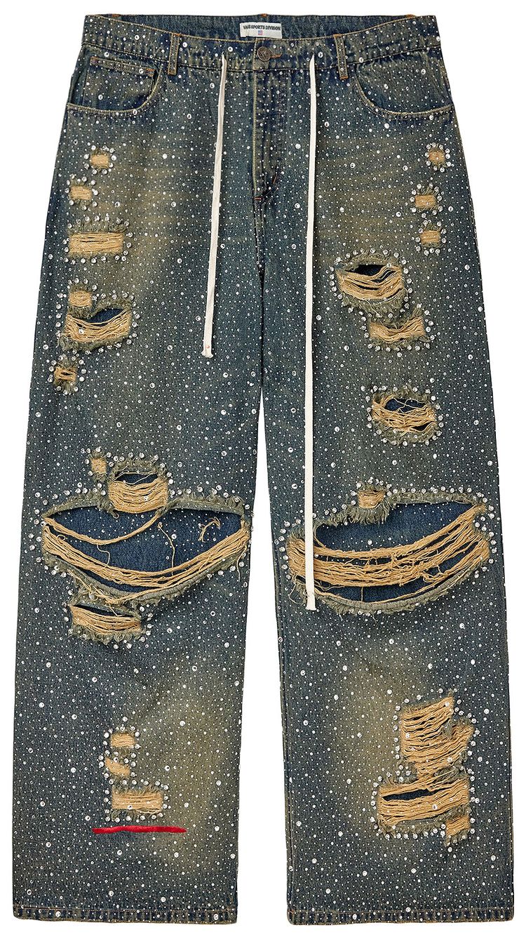 Vale Forever Iced Out Denim DestBlue