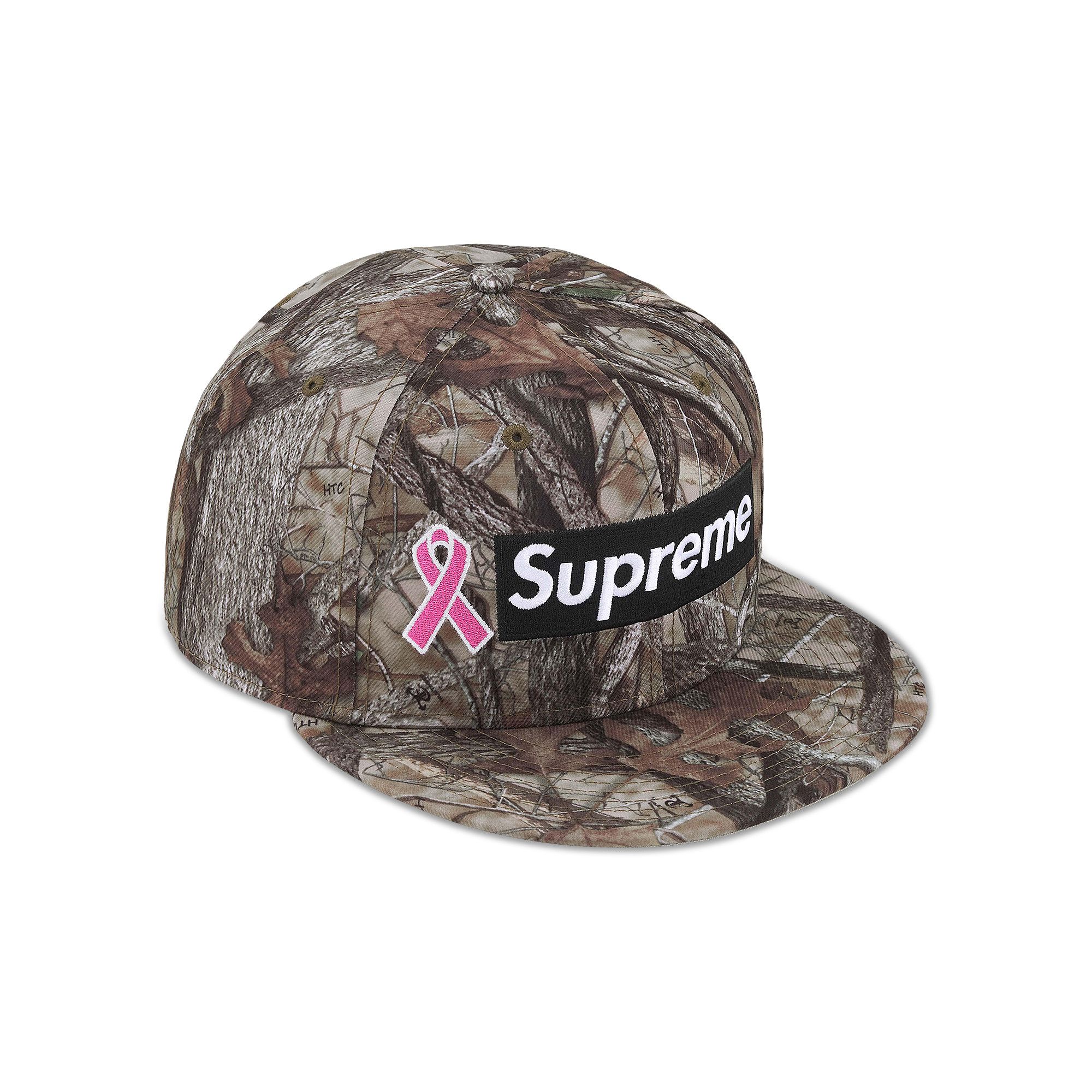 Buy Supreme New Era Breast Cancer Awareness Box Logo 'TrueTimber