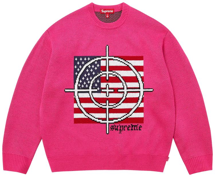 Supreme Target Sweater Pink