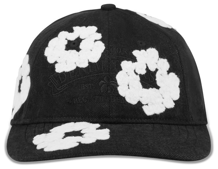 Denim Tears Denim Cotton Wreath Cap Black