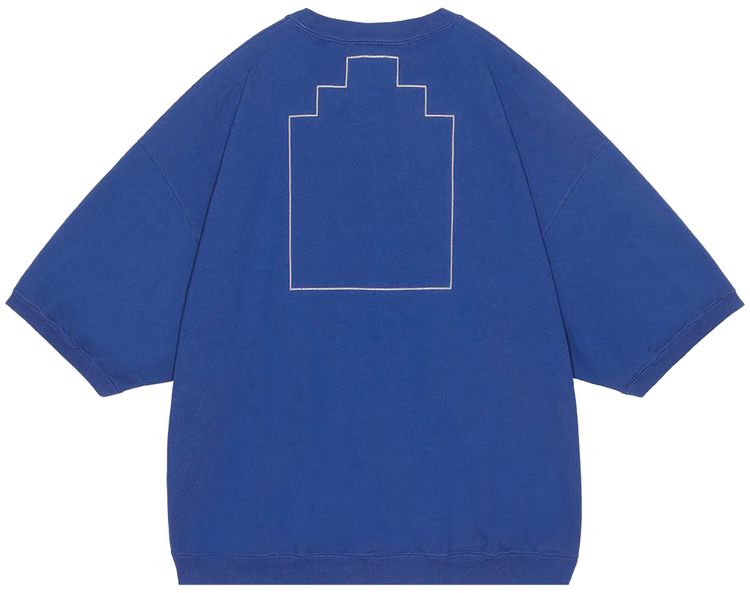 Cav Empt As Raytracing Short Sleeve Crewneck Navy