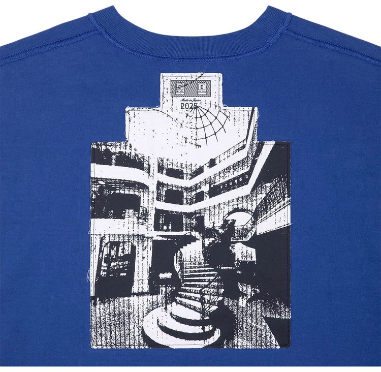 Cav Empt As Raytracing Short Sleeve Crewneck Navy
