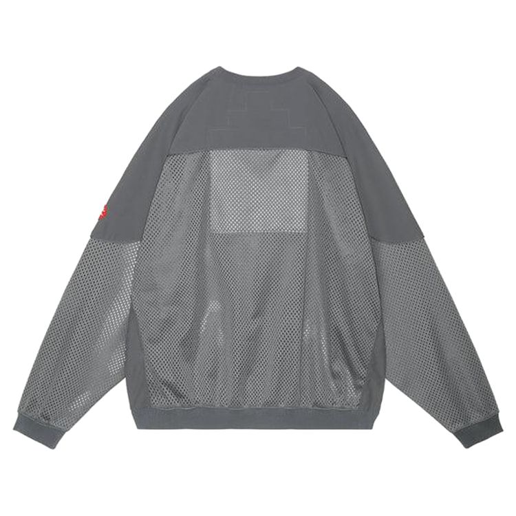 Cav Empt Mesh Track Crewneck White