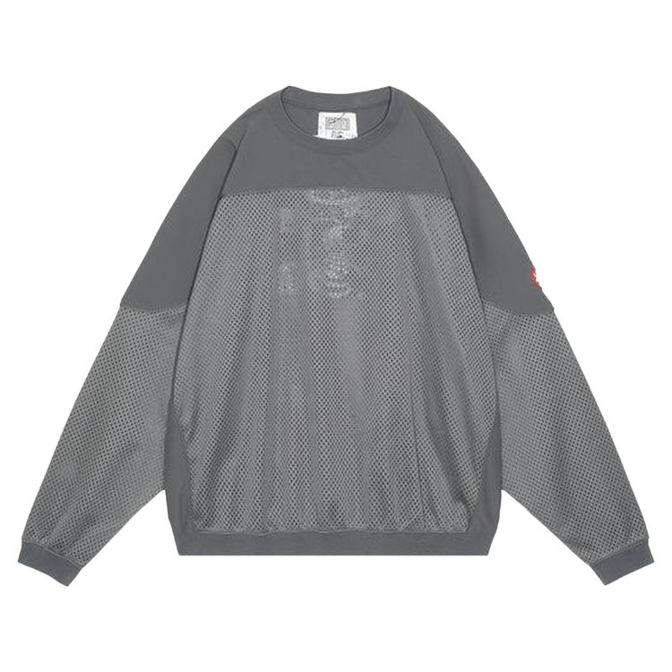Cav Empt Mesh Track Crewneck White