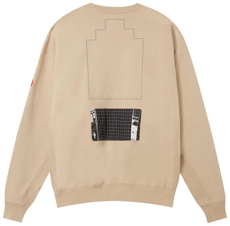 Cav Empt Gauze FB Crewneck Beige