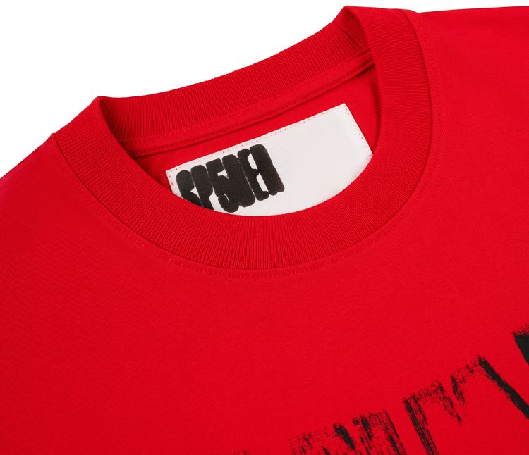 Sp5der Diffused Collegiate Tee Red