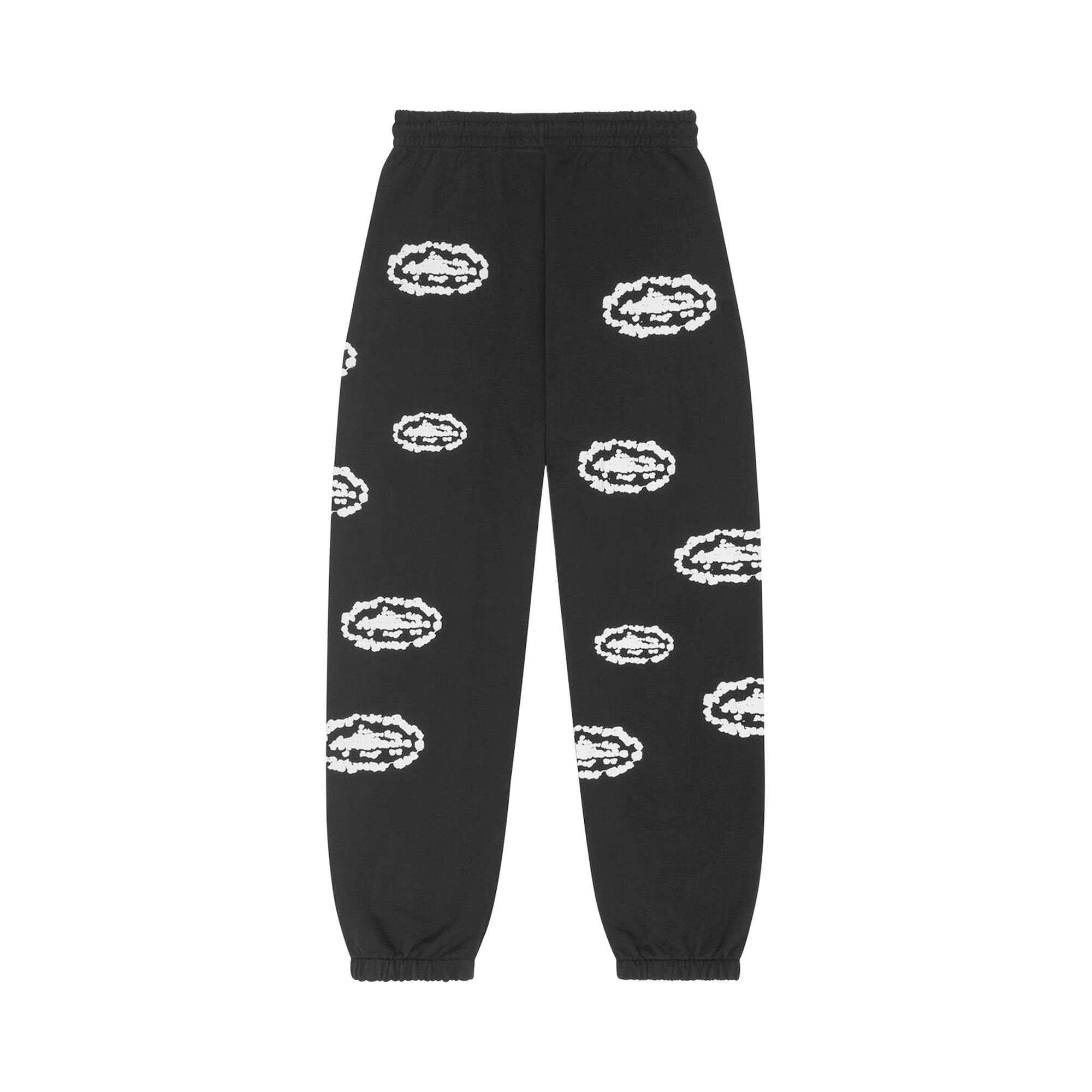 Buy Denim Tears x Corteiz Cotton Wreath Sweatpants 'Black' - 05650