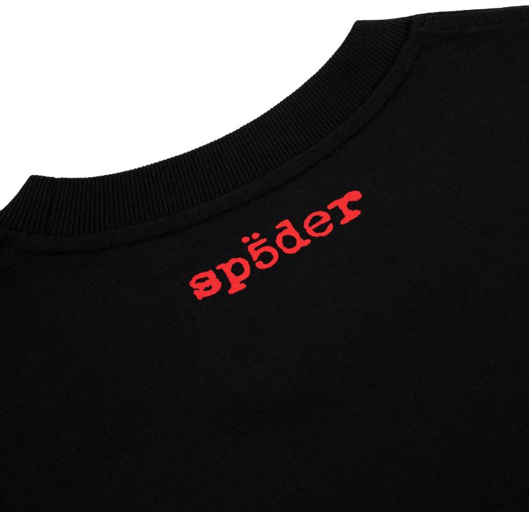 Sp5der Toast Tee Black