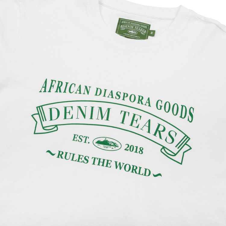 Denim Tears x Corteiz ADG Tee White