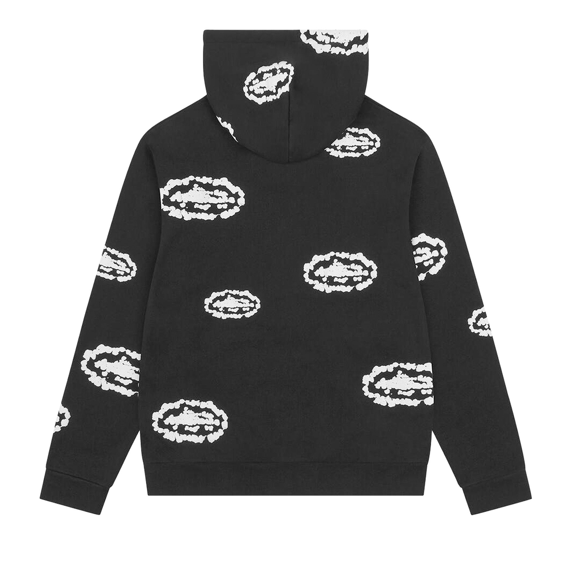 Buy Denim Tears x Corteiz Cotton Wreath Zip Hoodie 'Black' - 05650