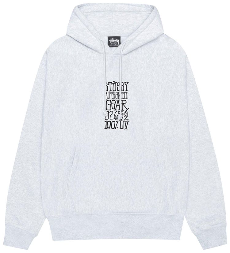 Stussy Authentic Gear Hoodie Ash Heather