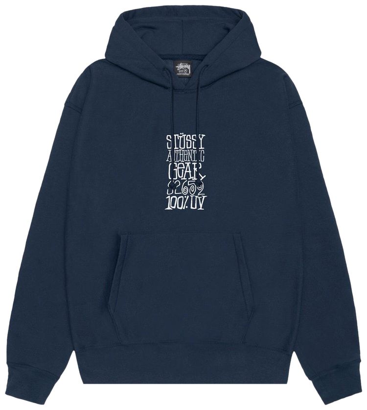 Stussy Authentic Gear Hoodie Navy