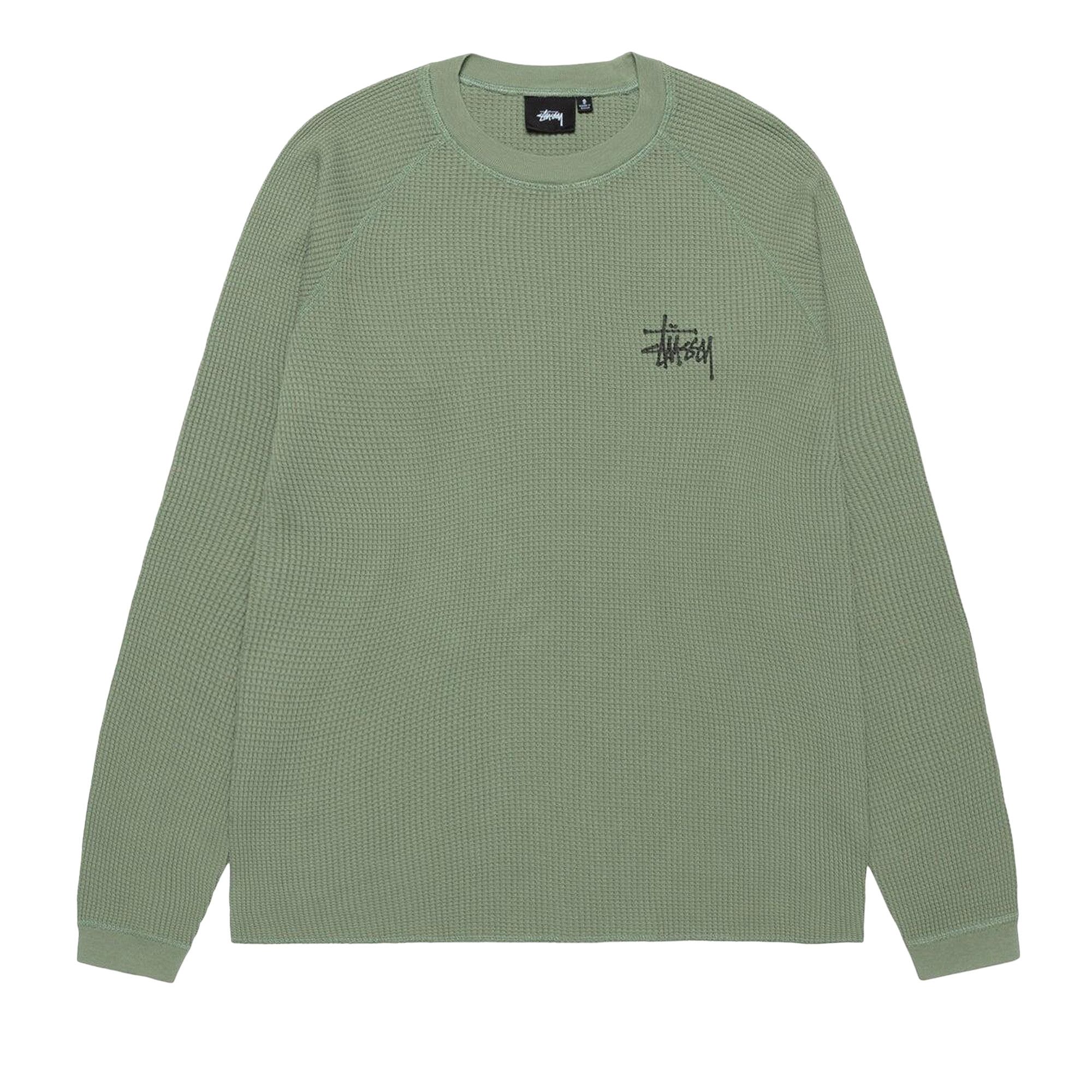 Buy Stussy Basic Thermal 'Sage' - 1140356 SAGE | GOAT