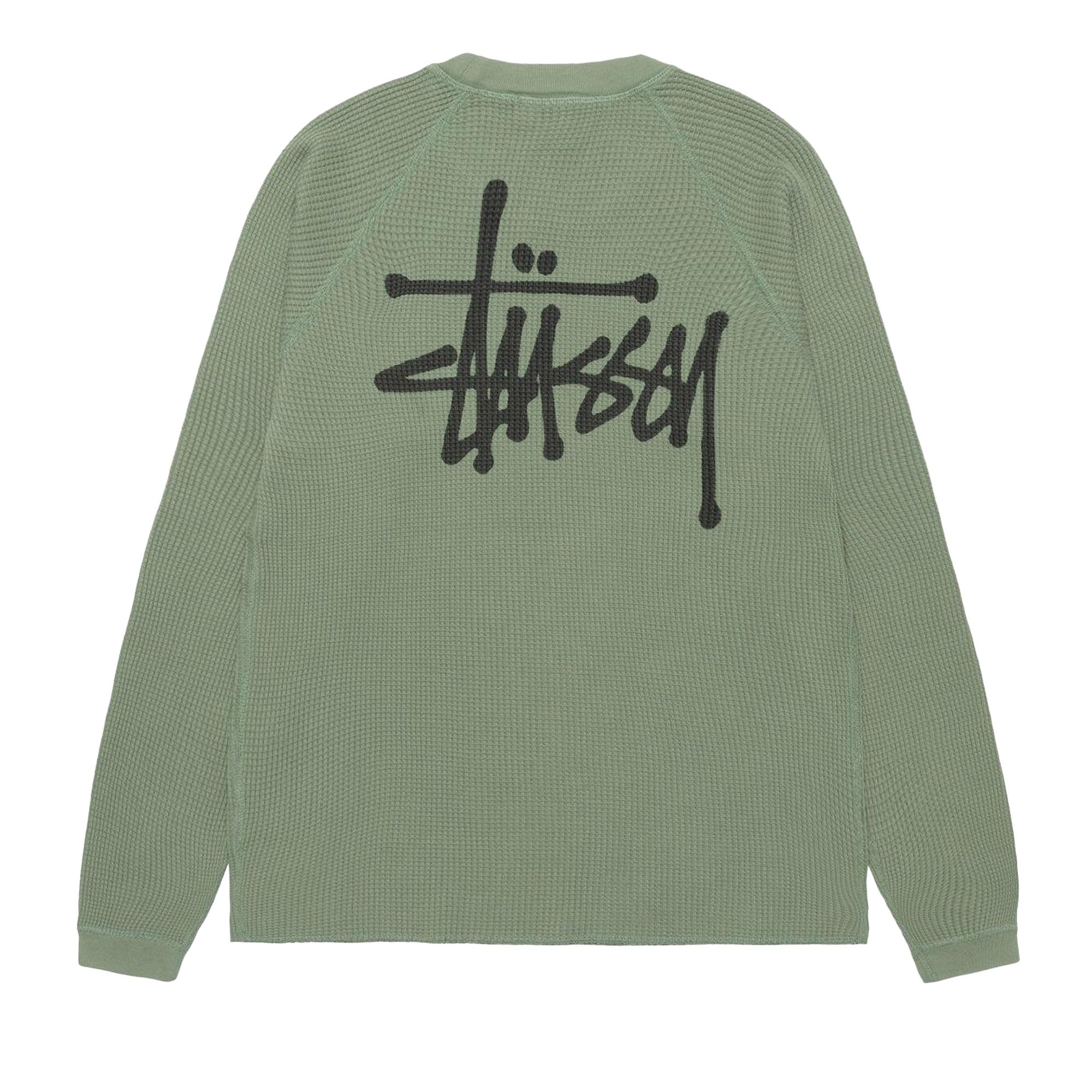 Buy Stussy Basic Thermal 'Sage' - 1140356 SAGE | GOAT