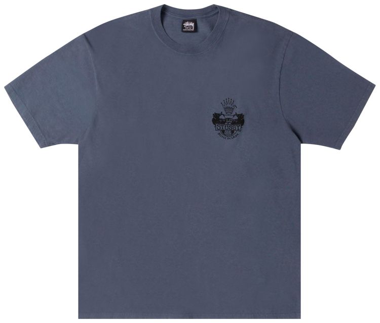 Stussy Built To Last Tee Pigment Dyed Navy