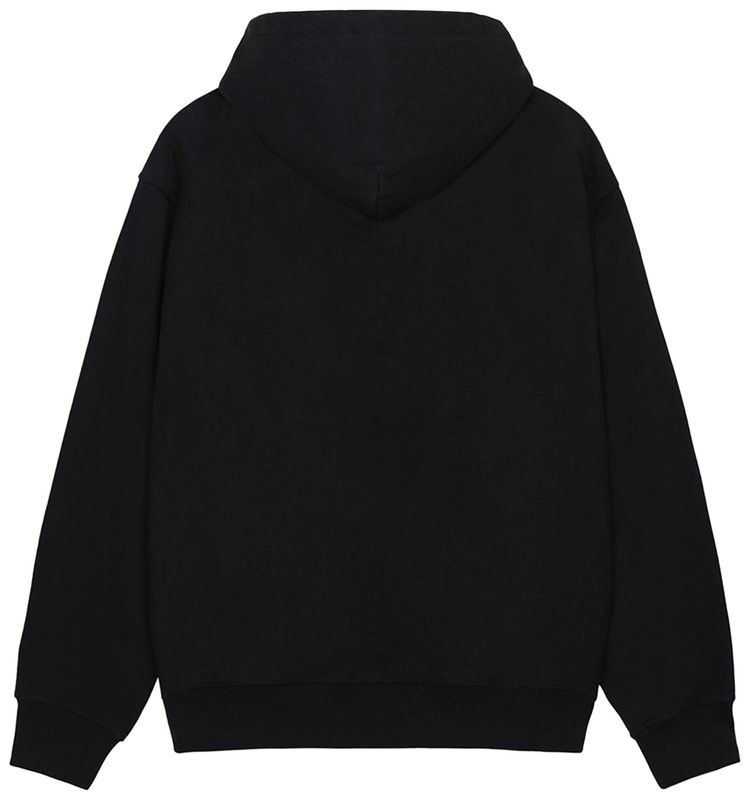 Stussy Mirror Zip Hoodie Black