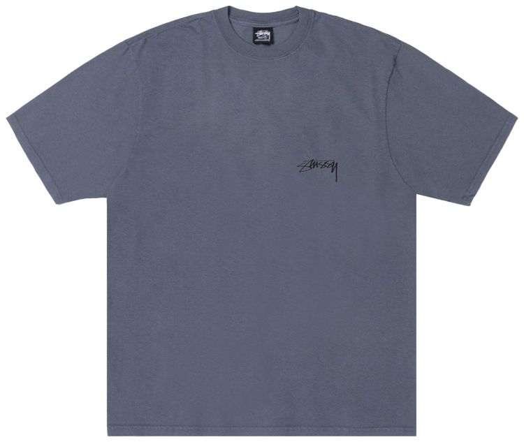 Stussy Serpent Tee Pigment Dyed Navy