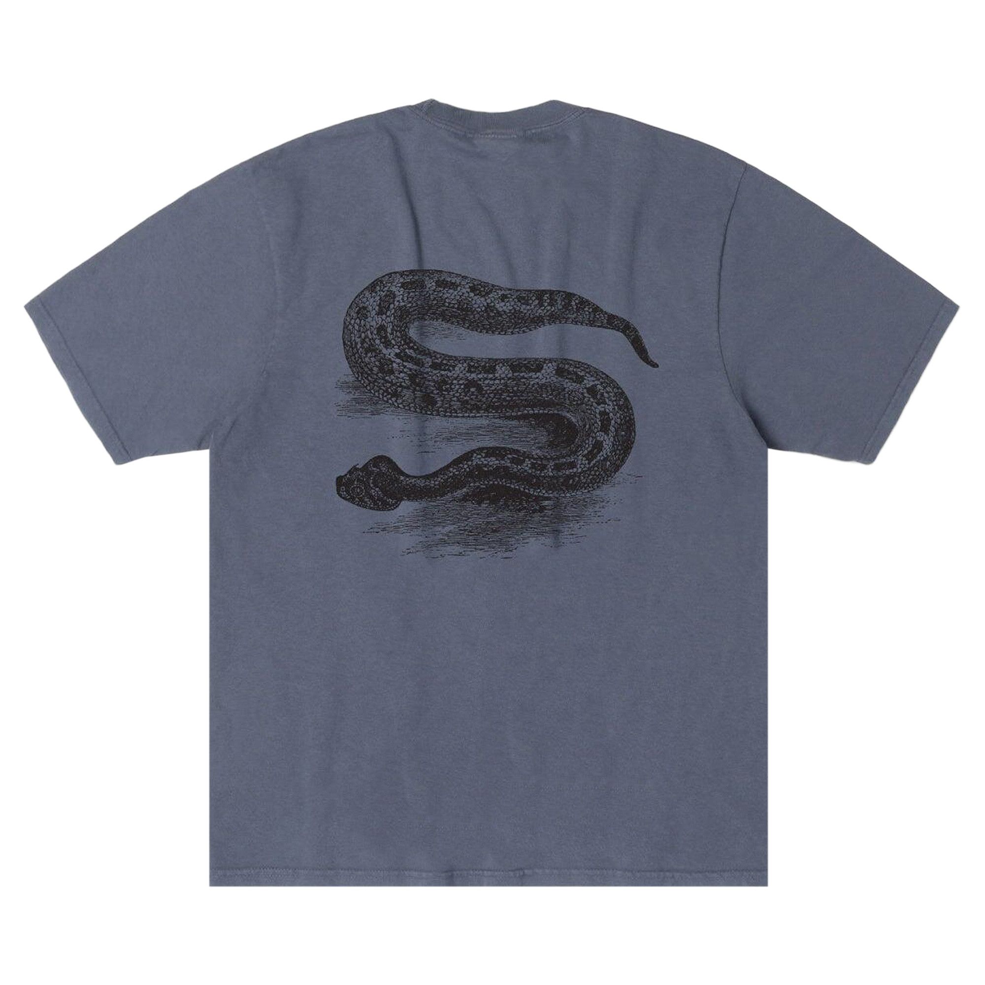 Buy Stussy Serpent Tee Pigment Dyed 'Navy' - 1905126 NAVY | GOAT