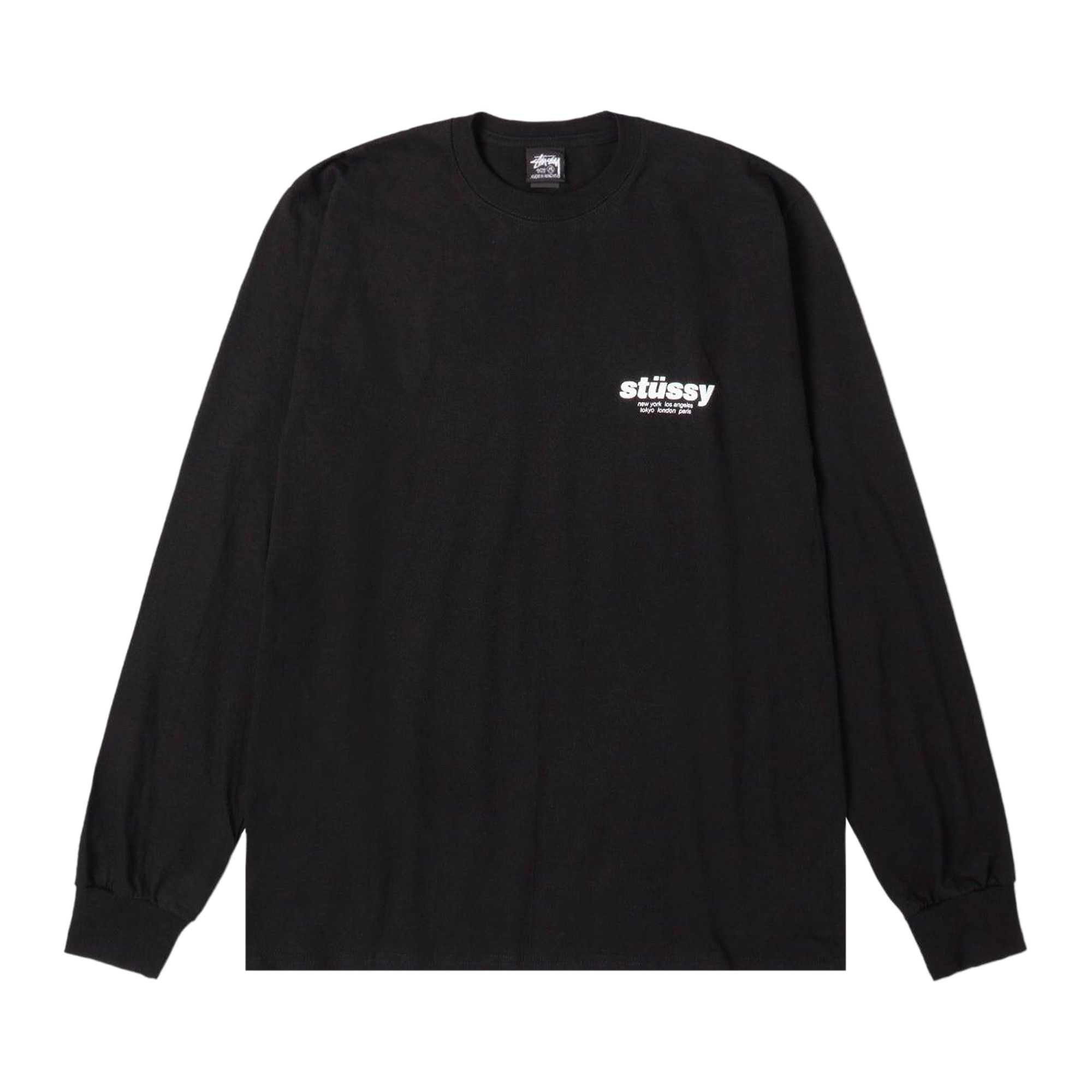 Buy Stussy Rollers Long-Sleeve Tee 'Black' - 1995160 BLAC | GOAT