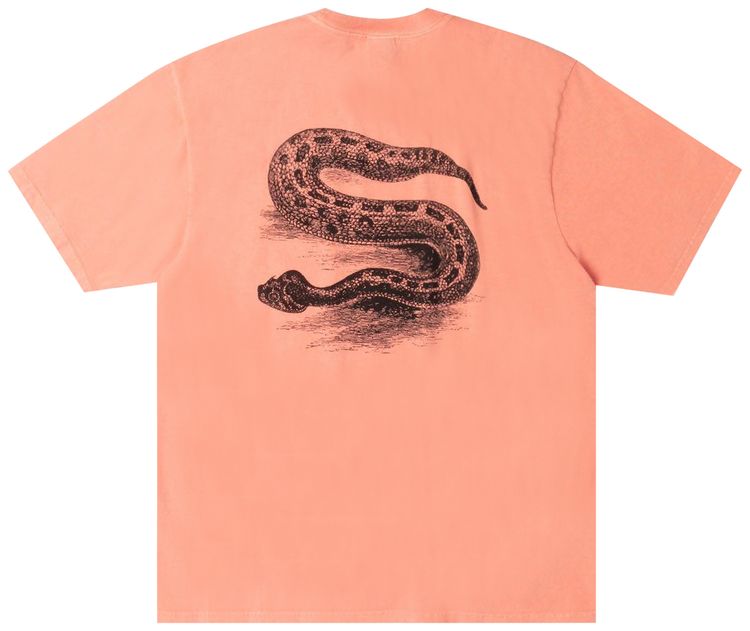 Stussy Serpent Tee Pigment Dyed Sherbert