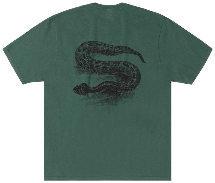 Stussy Serpent Tee Pigment Dyed Pine