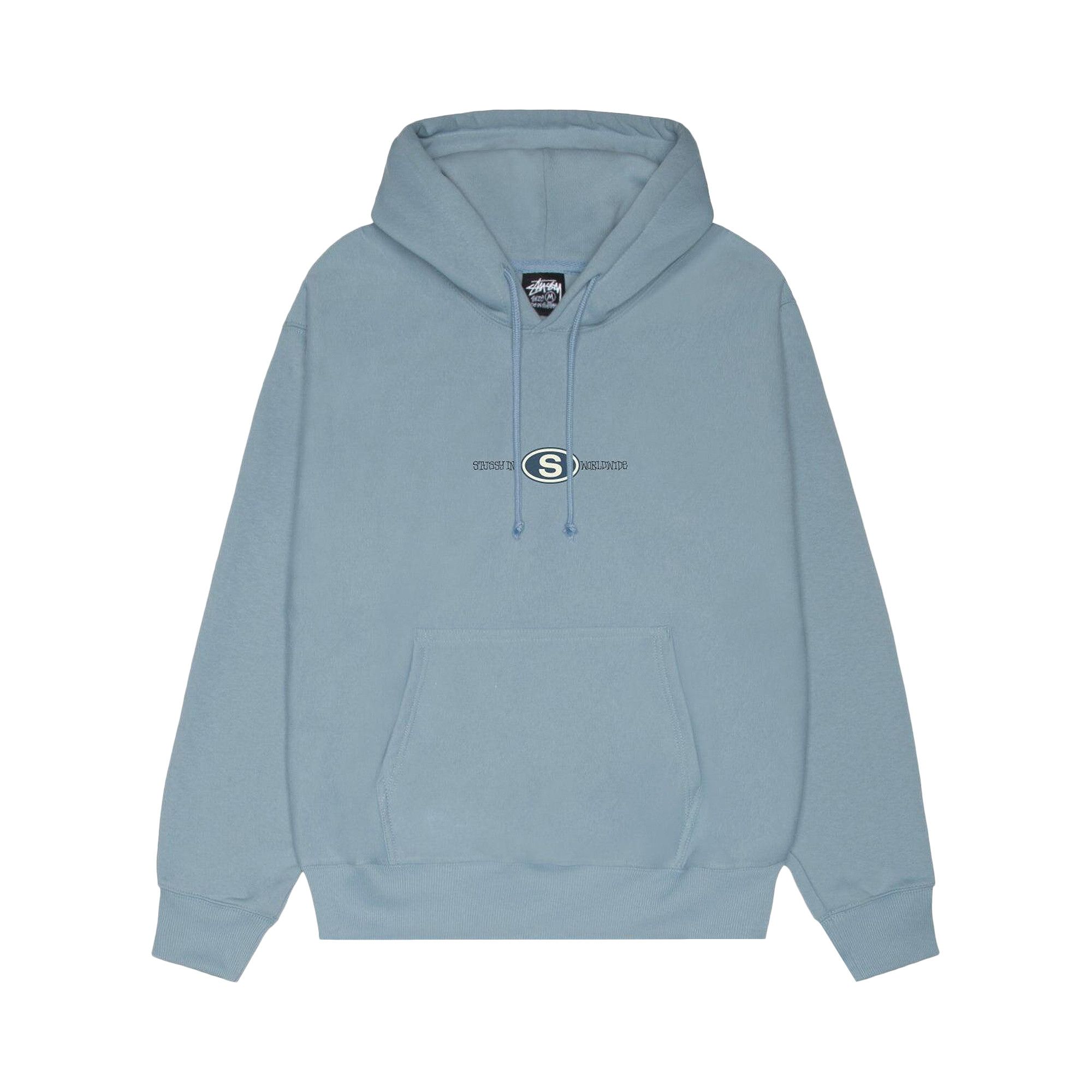 Buy Stussy Worldwide Dot Hoodie 'Slate' - 1925121 SLAT | GOAT