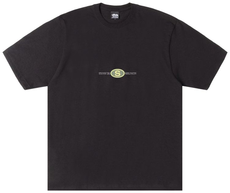 Stussy Worldwide Dot Tee Black