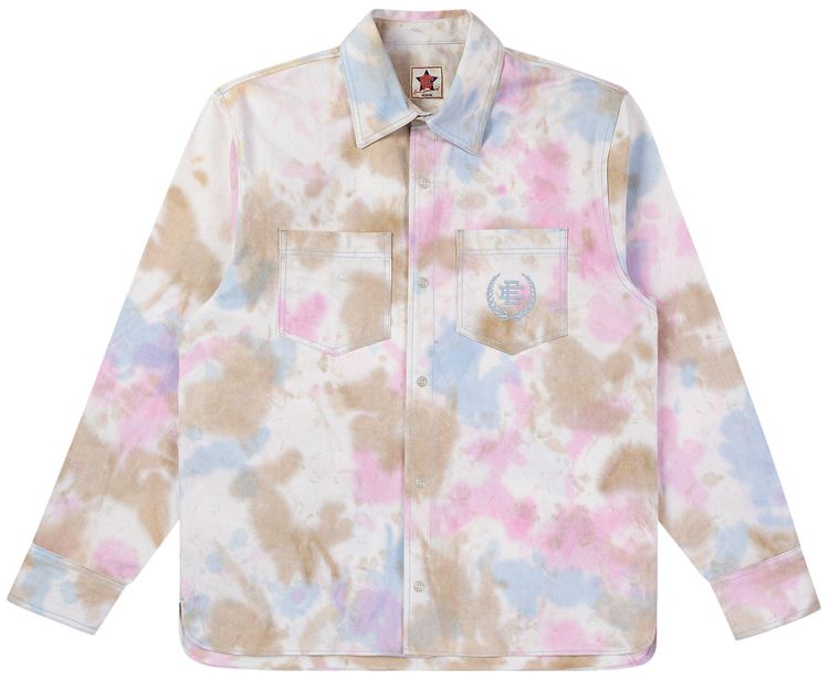 Eric Emanuel EE Tie Dye Shacket Pink