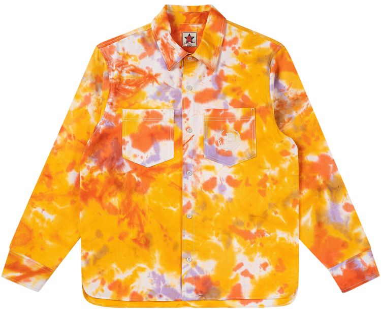 Eric Emanuel EE Tie Dye Shacket Yellow