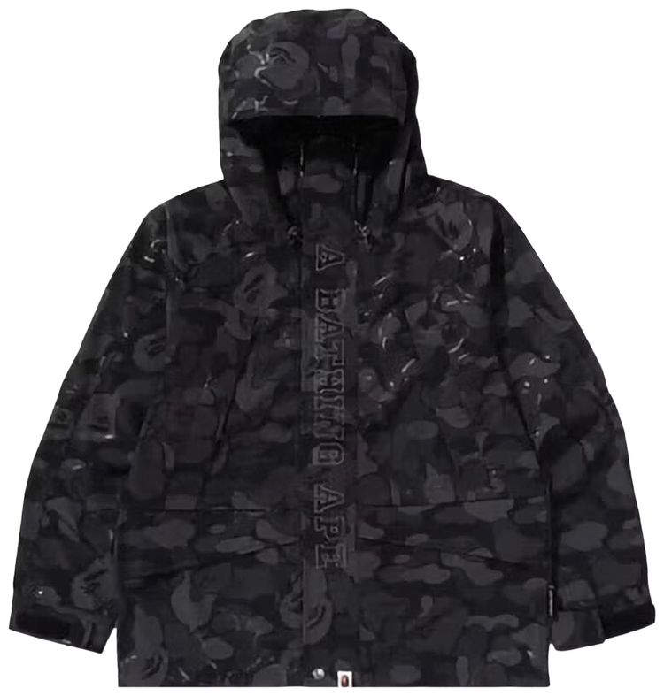 BAPE 1st Camo Snowboard Jacket Black